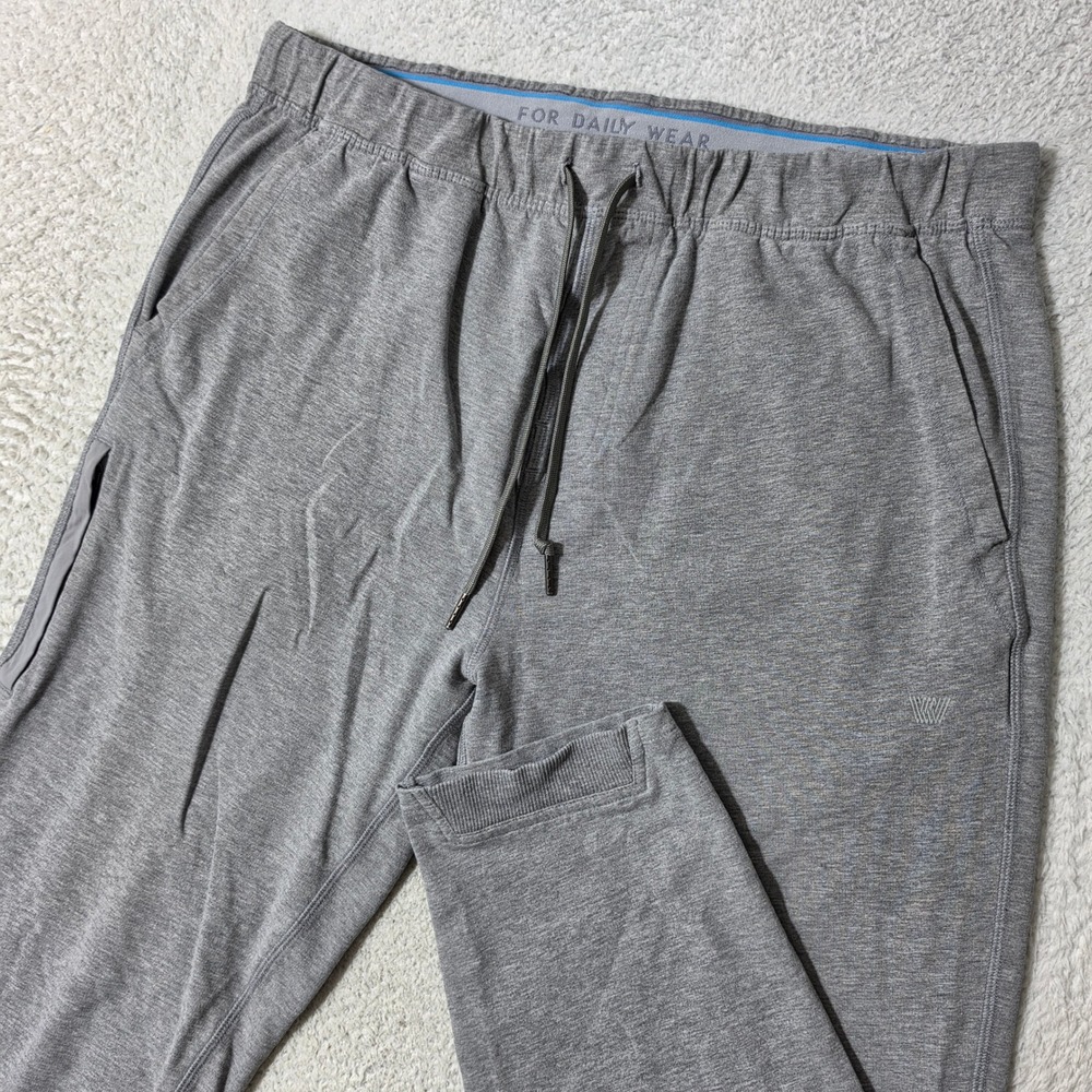 Mack Weldon Sunday Lounge Pants Mens L Gray Stretch‎ 34/28 Joggers